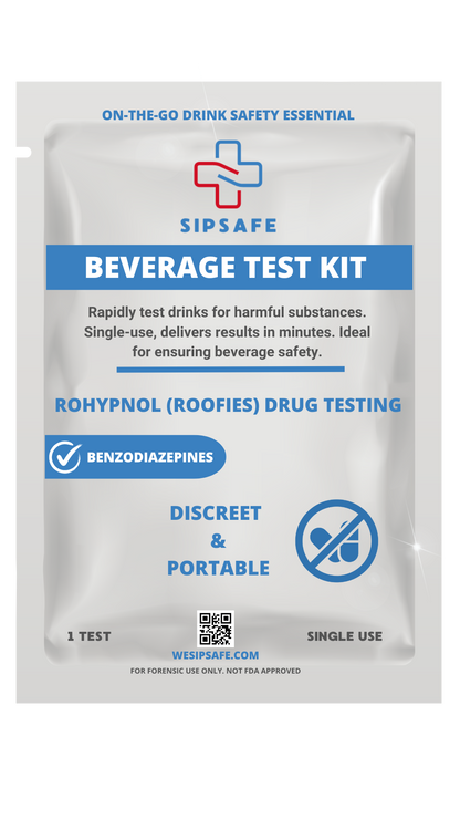 Multi Pack - ABC 48 License - SipSafe Beverage Tampering Detection Kit for Roofies- Benzodiazepines